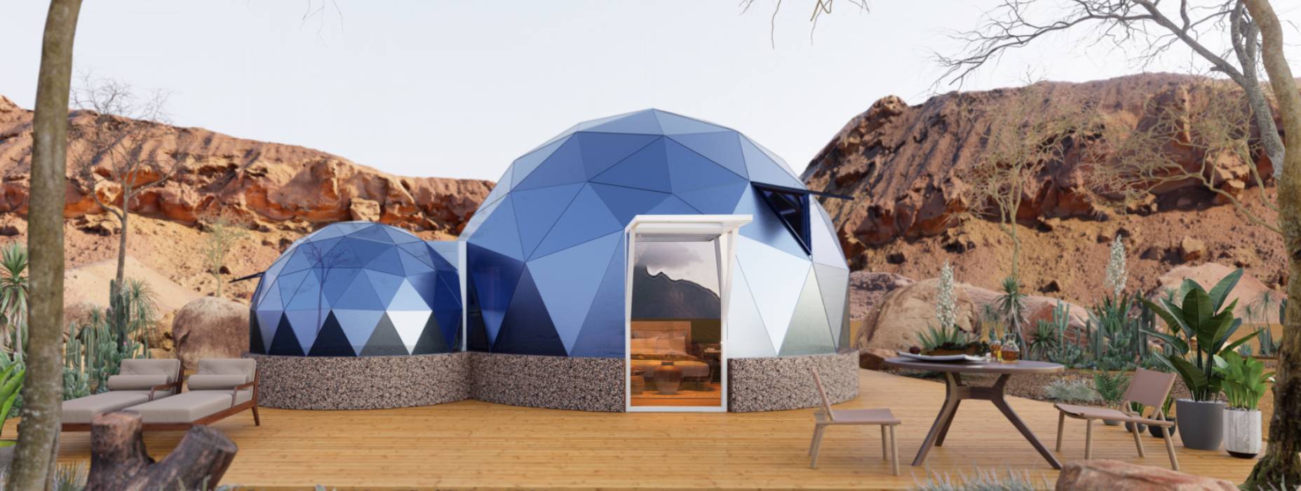 瓮安县球形智能光伏玻璃星空房